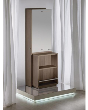 Мужское зеркало барбер "Window Server"