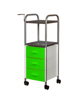 Тележка парикмахерская "Глорис-09" цветные ящики