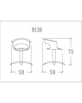 Кресло парикмахерское "APPLE"
