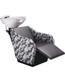 Мужская мойка барбер "RAVELLO MASSAGE CAMOUFLAGE GREY"