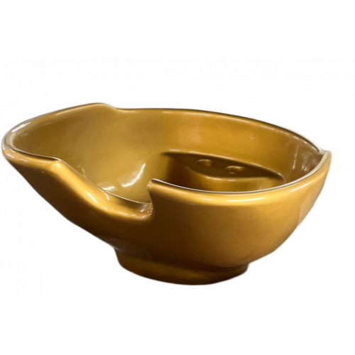 Парикмахерская глубокая раковина SUN&SPA "БРОСС" золотая + СЛИВ