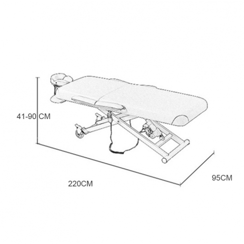 Массажная кушетка "HZ-3336A" 2 мотора