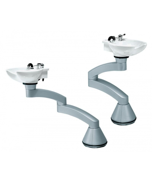 Мойка парикмахерская "SWING PLUS" - белая раковина